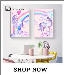 Image of Rabbit Fox Bear Animal Nursery Posters and Prints Wall Art Canvas Painting Decorative Picture Nordic Style Kids Decoration - Free Productz