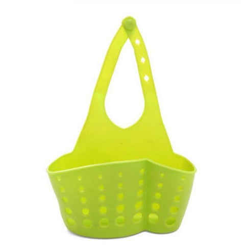Image of Portable Home Kitchen Hanging Drain Bag Basket Bath Storage Tool Sink Holder Soap Holder Bathroom - Free Productz