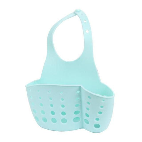 Image of Portable Home Kitchen Hanging Drain Bag Basket Bath Storage Tool Sink Holder Soap Holder Bathroom