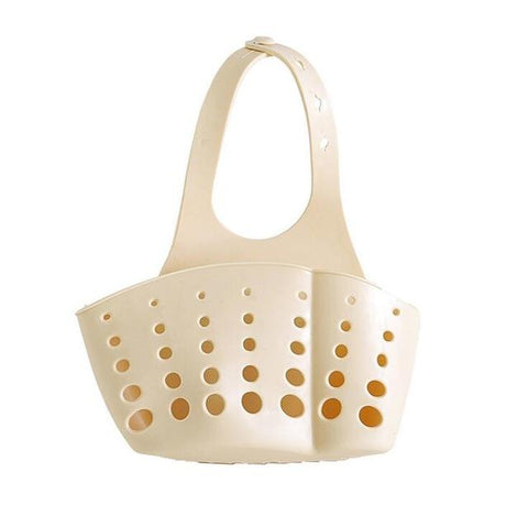 Image of Portable Home Kitchen Hanging Drain Bag Basket Bath Storage Tool Sink Holder Soap Holder Bathroom