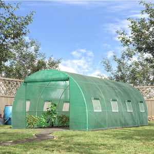 Walk in Polytunnel Garden Greenhouse 6 x 3M