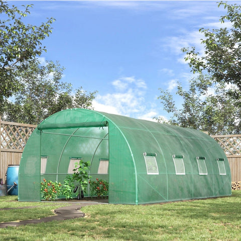 Image of Walk in Polytunnel Garden Greenhouse 6 x 3M