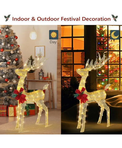 Image of Christmas Large LED 130cm Reindeer Decoration