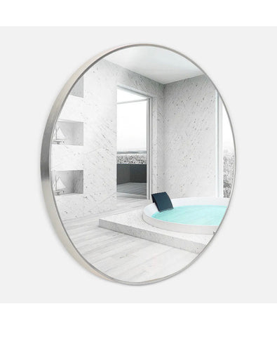 Image of Wall Mounted Bathroom Mirror Round