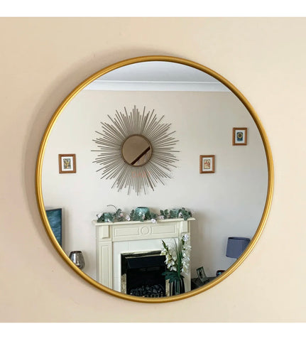Image of Wall Mounted Bathroom Mirror Round