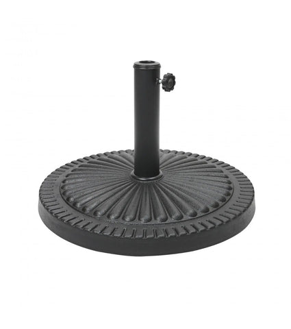 Image of 14KG Garden Parasol Base Resin Cast Iron Effect Outdoor Umbrella Stand Holder