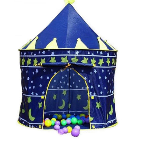 Image of Childrens Kids Pop Up Castle Playhouse Gazebo Girls Princess Boys Wizard Play Tent