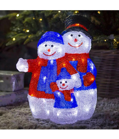 Image of Christmas Light Acrylic Character LED Novelty Decoration Outdoor Indoor Santa, Snowman, Penguin, Fox, Bear, Mushroom Lights