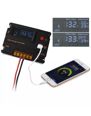 Image of Solar Panel Kit 150W 12V Mono w/ 20A  Controller