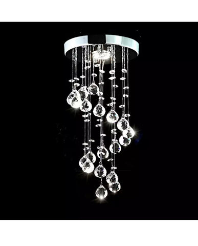 Image of LED Crystal Pendant Light Chandelier