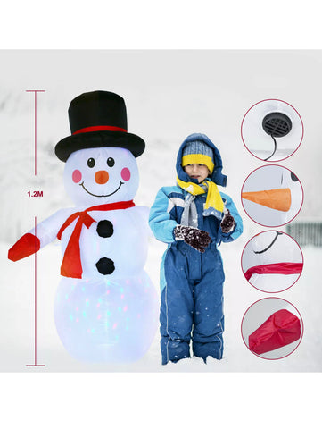 Image of Christmas Inflatable Snowman Light Up Decoration