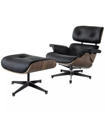 Image of Designer Lounge Chair & Ottoman