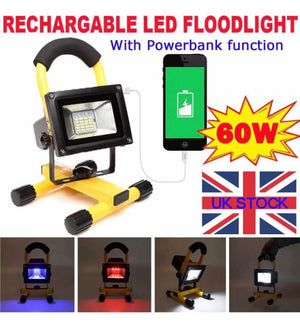 Rechargeable Portable Floodlight LED Flood Light 60W