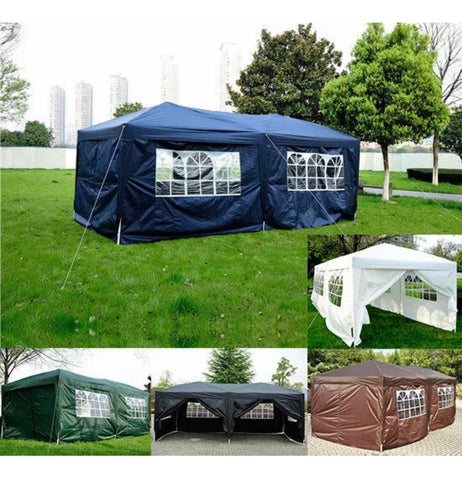 Image of Heavy Duty 6m x 3m Waterproof Pop Up Marquee Gazebo