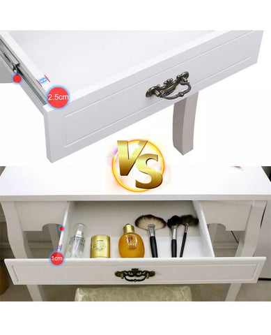 Image of Beautiful Hollywood Mirror Dressing Table Vanity Makeup Hair Salon