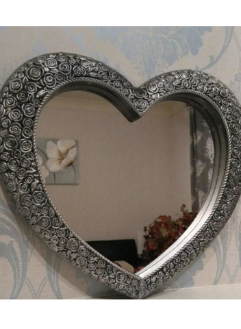 Image of Large Love Heart Mirror