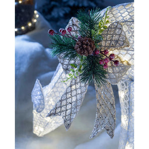 Christmas Luxury LED Reindeer Family Decoration, 160 Warm White LED Lights, 3D