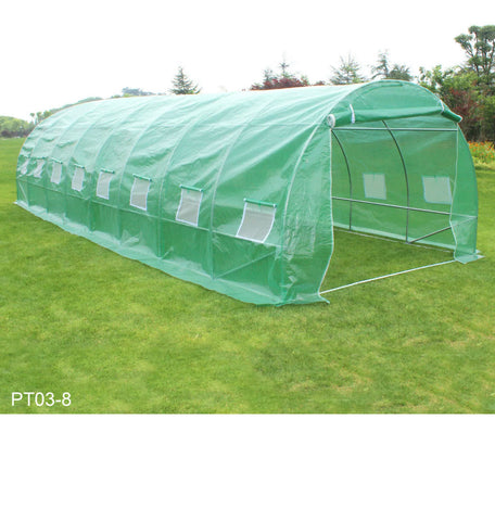 Image of 3m x 8m Polytunnel 25mm Galvanised Frame Greenhouse