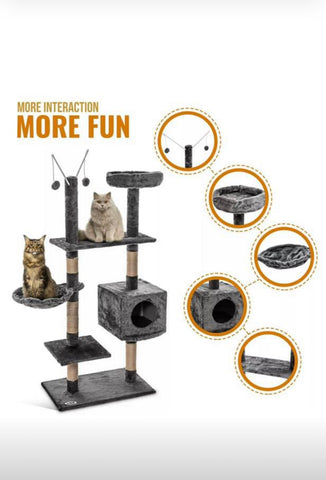 Image of Brand New Large Cat Scratching Post Climbing Activity Centre Kitten Cat Scratcher