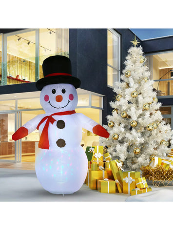 Image of Christmas Inflatable Snowman Light Up Decoration