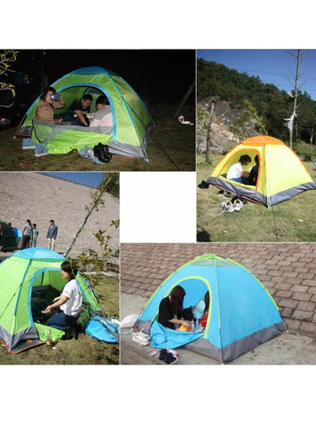 Image of Brand New 2 Man Quick Pop Up Tent Waterproof Camping Festival Beach