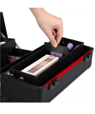 Image of Premium 3 in 1 Makeup Trolley Case Makeup Box