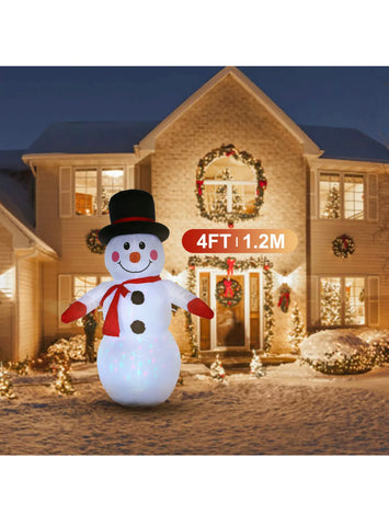 Image of Christmas Inflatable Snowman Light Up Decoration