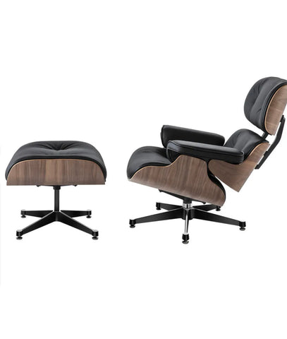 Image of Designer Lounge Chair & Ottoman