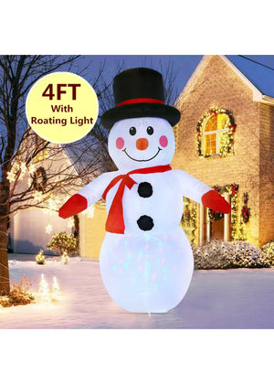 Christmas Inflatable Snowman Light Up Decoration