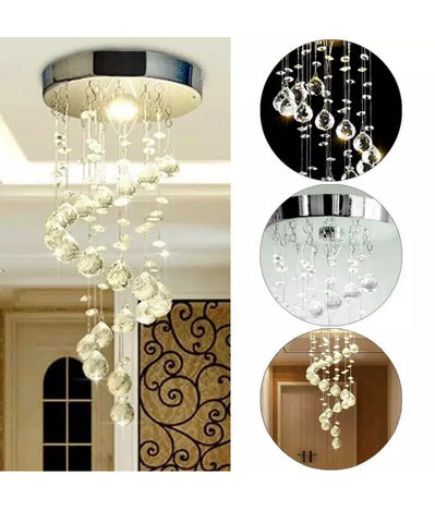 Image of LED Crystal Pendant Light Chandelier