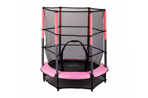 Childrens Kids Trampoline With Safety Net – 4.5FT Multiple Colours