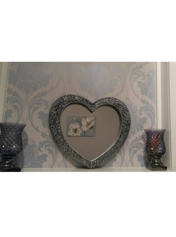 Image of Large Love Heart Mirror