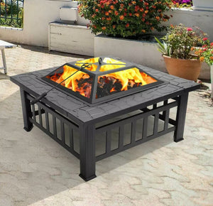 3in1 Outdoor Fire Pit BBQ