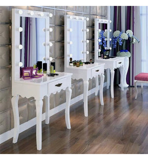 Beautiful Hollywood Mirror Dressing Table Vanity Makeup Hair Salon