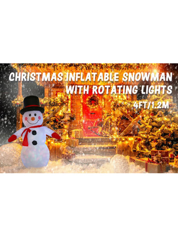 Image of Christmas Inflatable Snowman Light Up Decoration