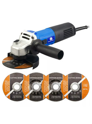 850W ELECTRIC ANGLE GRINDER CUTTING GRINDING SANDING POWER TOOL 115mm DISC CUT