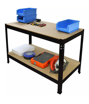 Heavy duty workbench storage shelving