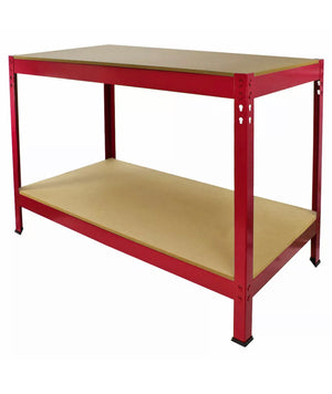 Heavy duty workbench storage shelving