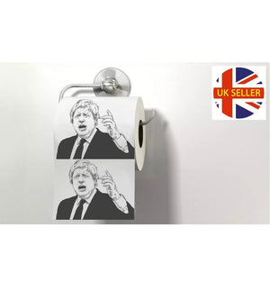 Boris Johnson Face Printed Toilet Paper