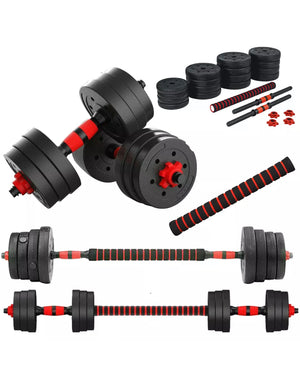 30kg Adjustable Dumbbell Dumbell Weights With Barbell