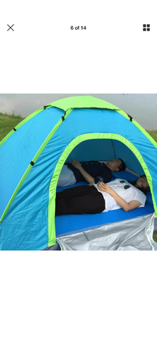 Image of Brand New 2 Man Quick Pop Up Tent Waterproof Camping Festival Beach