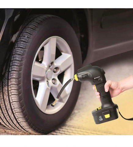 Image of Rechargeable Cordless Tyre Inflator Air Compressor Car Pump