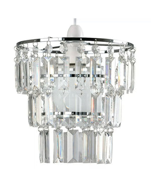 Crystal chandelier pendant light shade