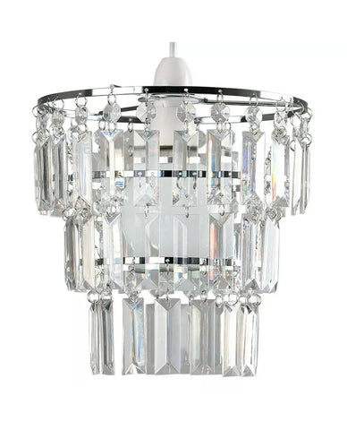 Image of Crystal chandelier pendant light shade