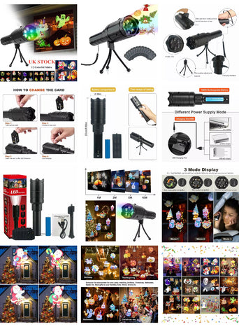 Image of LED Laser Projector Light Halloween Christmas