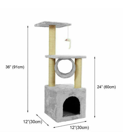 Image of Cat Tree Tower Scratch Post