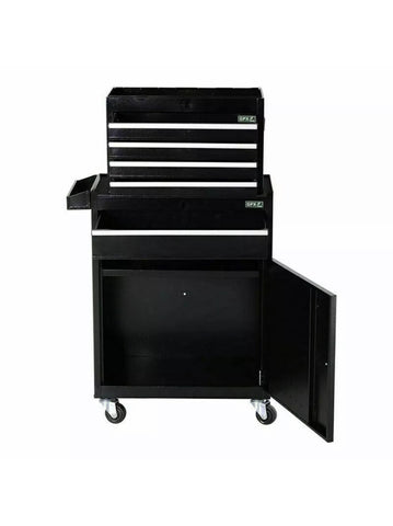 Image of PORTABLE LARGE TOOL CHEST TOP CABINET TOP BOX AND GARAGE STORAGE ROLL CABINET