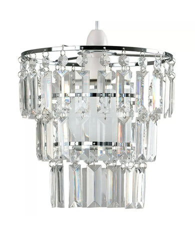 Image of Crystal chandelier pendant light shade