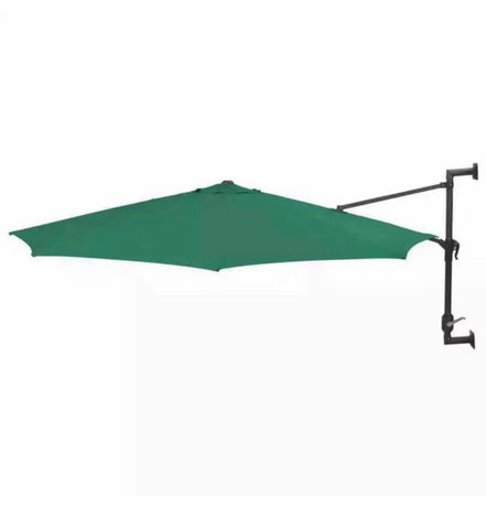 Image of Wall Mounted Parasol Outdoor Patio Umbrella Sun Shade 3m 9.8ft
