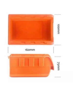 65 piece / 44 piece Wall Rack Mounted Storage Lin Bins & Board Set For Garage DIY Tools Rack Organizer